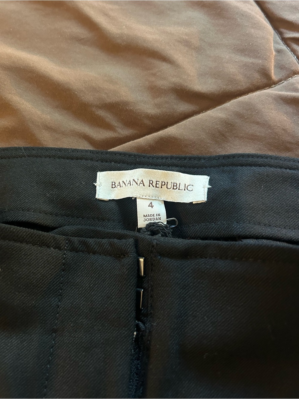 Banana Republic Black Women's Dress Pants - Classic Hook Closure
